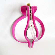 Load image into Gallery viewer, Chastity Belt Man, Chastity Belt Penis cage Chastity cage Sex Toys Men Stainless Steel with urethral Tube Heart-Shaped Design Bondage Slaves Sex Toys 60-150cm,140/150cm(55/59in)
