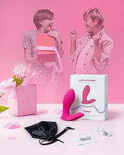 Load image into Gallery viewer, LOVENSE Flexer Wearable Panty Vibrator, App Remote Control Butterfly Vibrator for Women Pleasure, Rechargeable Clitoral G Spot Stimulator, Bluetooth Adult Sex Toys for Couples Play
