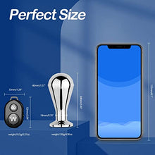 Load image into Gallery viewer, Lock Love Anal Vibrators Metal Vibrating Butt Plug Sex Toys with Remote Control 10 Modes, Anal Plug Prostate Massager Anus Adult Sensory Toys Male Sex Toy for Men Anal Bead (Champion)
