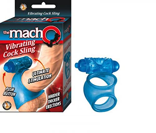 Nasstoys Macho Vibrating Cock Sling, Blue