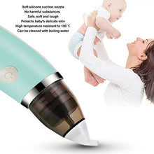 Load image into Gallery viewer, Electric Nose Suction, Automatic Nasal Sucker, USB Gentle Automatic 5 Gear Silicone Tip Earwax Cleaner Machine for Baby
