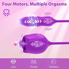 Load image into Gallery viewer, Dual Head Rose Sex Stimulator for Women, Rose Toy for Woman, Clitorals Stimulate, Electric Women Relaxing Sex Toys, Woman Suction 10 Modes Stimula
