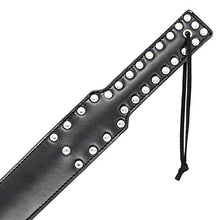 Load image into Gallery viewer, feifanmall 2 Bondage Blindfold Eye Mask with Under the Bed Restraints System Bondage SM Sex Toy Leather Rivet Studs Paddle Hand Slapper Spanking Paddle
