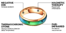 Load image into Gallery viewer, CAIKUIZEI Anis&#39;OMI Lymphvity Thermotherapeutic Ring,Lymphatic Drainage Therapeutic Magnetic Rings for Women Men (10,Rose gold)
