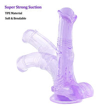 Load image into Gallery viewer, 7.3 inch Purple Horse Dildo + 7 Inch Small Dildos Sex Toys
