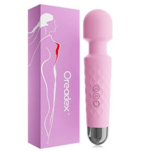 Load image into Gallery viewer, Rechargeable Vibrator, 20 Patterns &amp; 5 Speeds,G-Spot Wand Vibrator, Clit Vibrators, Sex Toys, Quiet &amp; Powerful - Waterproof, Dildos, Adult Toys, Personal Wand Massager - Sakura Pink
