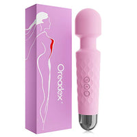 Rechargeable Vibrator, 20 Patterns & 5 Speeds,G-Spot Wand Vibrator, Clit Vibrators, Sex Toys, Quiet & Powerful - Waterproof, Dildos, Adult Toys, Personal Wand Massager - Sakura Pink