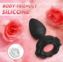 Load image into Gallery viewer, Anal Sex Toy Vibrators Rose Sex Toy, Vibrating Anal Toy Plug, Remote Control Light Up Anal Toys for Men with 10 Vibrate Modes &amp; Rose Base, Prostate Massager Adult Toys &amp; Games, Anales Toy Plug
