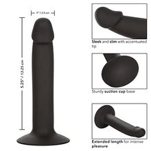 Load image into Gallery viewer, CalExotics Silicone Slim Anal Stud - SE-0416-05-2 Black
