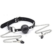 Load image into Gallery viewer, Breast Nipple Clamps, Adjustable Nipple Clamps with Chain, Nipple Clamps for Sex Pleasure, Non Piercing Body Jewelry Couple Flirting Toy (a)
