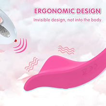 Load image into Gallery viewer, 10 Kinds Vibration Wearable Panty,Clit Butterfly Vibrator with Remote Control, Rechargeable Waterproof Vibrator for Women,Purple
