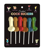 Kheper Games -Cocktail Cock Suckers Adult Candy, Multi-colored, 6, 1.0 Count, 0.71 ounces