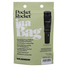 Load image into Gallery viewer, DOC JOHNSON  Pocket Rocket In A Bag Collection, Mini Adult Vibrating Massager, Compact Quiet Motor, Discreet, Pleasure on the Go, Total Length: 4 in. and Width/Diameter: 1 in. (Black)
