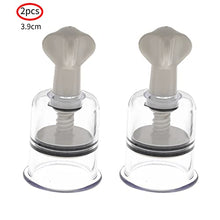 Load image into Gallery viewer, CareforYou 2PCS Vacuum Cupping Therapy Set Natural Nipple Enlargement &amp; Enhancer - Firmer, Perkier, Larger Nipples (XL/1.97&#39;&#39;, Clear)
