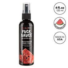 Load image into Gallery viewer, CalExotics F*ck Sauce Watermelon Flavored Oral Play  Water Based Edible Oral Enhancer Spray - 4 fl oz
