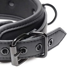 Load image into Gallery viewer, Master Series Collared Temptress Collar with Nipple Clamps
