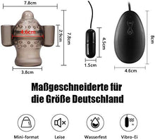 Load image into Gallery viewer, Male Masturbator - Male Sex Toys Vibrating Cock Ring with 20 Vibration Modes with Dual Motor Penis Trainer Male Glans Exerciser
