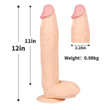 Load image into Gallery viewer, 12 inch Silicone Material Body Relax Silicone Realistic Classic Wand for Women
