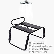 Load image into Gallery viewer, Sex Bench Bouncing Mount Stool Sex Furniture Positioning Chair with Handrail Position Aids Chair Novelty Toy for Couples Adult Games (Waterproof Chair with Handle)
