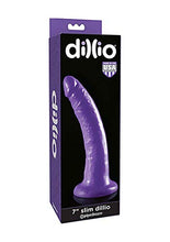 Load image into Gallery viewer, Pipedream Products Dillio Purple Dong, Slim, 7&quot;
