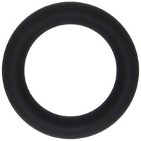 Ignite Wide Silicone Donut Ring, Black, 1.5 Inch