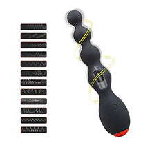 Load image into Gallery viewer, FST Anal Bead 12 Modes Vibrating Butt Plug Rechargeable Prostate Massager Vibrator for Men Women
