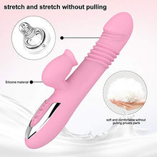 Load image into Gallery viewer, Stimulator for Women Adult Toy Vibrator Sucking Rose Sucker Telescopic Training Vibrate Sex Heating Silicone Rabbit Swing Tongue Vibration Solo Play Pleasure Toys Vibes Massager
