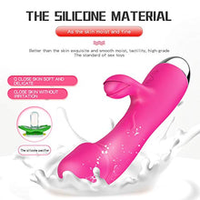 Load image into Gallery viewer, Sucking Vibrator Vibrate Rabbit Clitoralis Swing Toy Rose for Women Vibration Modes Licking Double Thrusting Couples Fun Waterproof Hands-Free Dildos Stimulation Female Softer
