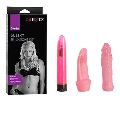 California Exotics Sultry Sensations Vibrator and Sleeves