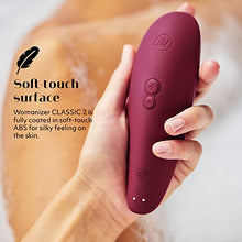 Load image into Gallery viewer, Womanizer Classic 2 Clitoral Vibrator Clit Massaging Vibrating Massager Sex Toy for Women, Bordeaux
