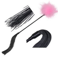 Load image into Gallery viewer, Stick for Couples Pink Pull Wall Flogger and Feather Bully Night Spanking Whip Beat Toy Party Tickler Fire Removable Paddle K Glow Paper Silicone Leather Pets Selfie Sticks Tease
