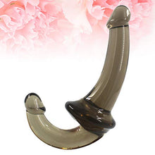 Load image into Gallery viewer, HEALLILY Double Ended Dong Realistic Penis Toy Dildo Massager Vaginal Masturbator G-spot Stimulator for Women Lesbian Ladies (Black)
