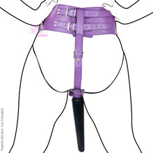 Load image into Gallery viewer, Purple Wand Vibrator Holder Belt Adult BDSM Sex Gear for Her, Pillow Tease
