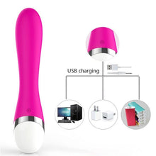 Load image into Gallery viewer, Rechargeable Rabbit Vibrator Dildo Adult Women Sex Toy Female Sexual Tool Vibrating Wand Massager 10 Modes 6 Speeds Handheld Portable
