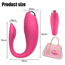 Load image into Gallery viewer, U Shaped Vibrators for Couples Dildo G-Spot Silicone Stimulator Double Vibrators Silicone Sex Toys for Woman Masturbator Erotic,Purple
