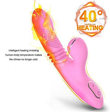 Load image into Gallery viewer, Rabbit Vibrator, Pulsating G Spot Rabbit Vibrator, 2-in-1 Pulse Clitoral Thrusting Vibrator, Rabbit G-spot Clitoralis Stimulator and can Heat, 7 Vibration &amp; 7 Licking Modes
