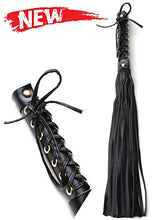 Load image into Gallery viewer, RIDIN Horse Whip 18&quot; - Faux Leather Whip for Horses - Equestrian Horse Crop
