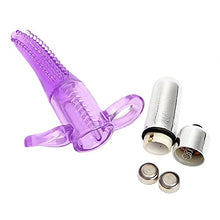 Load image into Gallery viewer, Finger Vibration Sleeves Female Vibrating Massager Banger Masturbation Vibrator Vagina Clitoris G-Spot Adult Sex Toys, Purple
