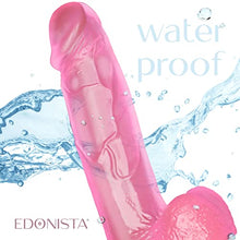 Load image into Gallery viewer, Edonista - Derek - 8&quot; Dildo with Suction Cup (Pink)
