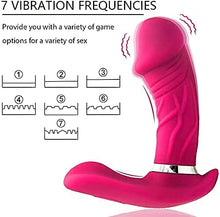 Load image into Gallery viewer, Women&#39;s Vibrating Wobble Wearable Clit G-spot Vibrator, Remote Control Clit Vibrator Silicone 10 Vibration Modes Rechargeable Invisible Clit Stimulator, Female Masturbation Vibrating Sex Toy
