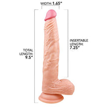 Load image into Gallery viewer, Large Realistic Lifelike Dildo with Testicles - Suction Cup Base Penis Sex Toy
