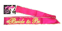 Load image into Gallery viewer, Little Genie Productions LIG55609: G.I.T.D. Miss Bachelorette Sash Blk/Wht
