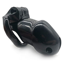 Load image into Gallery viewer, FYJENNICC 2Magiclockers Lightweight Premium Resin Chastity Device Male Cock Rings with Discreet Packing (Large, Black)
