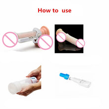 Load image into Gallery viewer, XL XXL Super Elastic Silicone Sleeve for Penis Extender Pump Silicone Glans Protector Cap Replacement Clamping Kit (Transparent XLXXL)
