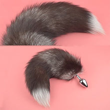 Load image into Gallery viewer, LSCZSLYH Anal Plug Fox Tail Cosplay Butt Plug Tail Adult for Woman Butt Plug for Couple Cosplay Accessories (Color : 1 M)
