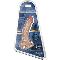 Si Novelties Major Dick Air Force Dildo, Vanilla Beige