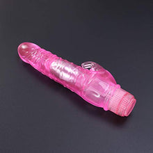 Load image into Gallery viewer, HEALLILY 1pc Rabbit Vibrator Flexible Simulation Electric Clitoris Massager G-spot Massager Dildo for Couple
