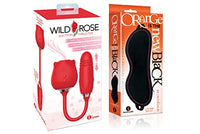 Sexy Gift Set of Wild Rose and Thruster and Icon Brands Orange is The New Black, Blindfold
