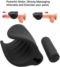 Load image into Gallery viewer, Penis Training Tool Vibrator, Adjustable Male Masturbator 10 Modes Glans Trainer Stimulator for Prolonged Sexual Stamina and Desensitization
