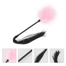 Load image into Gallery viewer, Stick for Couples Pink Pull Wall Flogger and Feather Bully Night Spanking Whip Beat Toy Party Tickler Fire Removable Paddle K Glow Paper Silicone Leather Pets Selfie Sticks Tease
